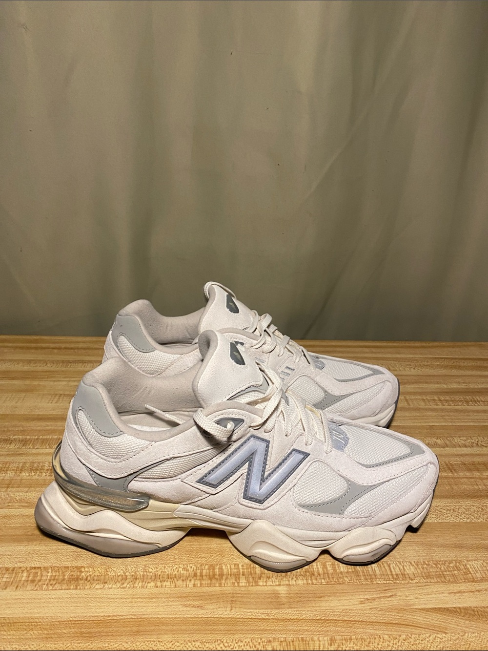 New balance 9060 Running Shoes Sea Salt Concrete White Unisex M 12/ WMNS 13.5